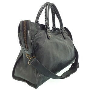 Balenciaga Bag Leather The City Shoulder